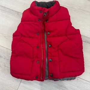 Gap Red Puffer Vest for toddler size 4T